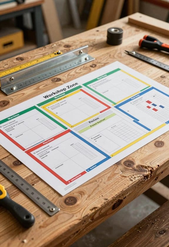 efficient workshop zone organization