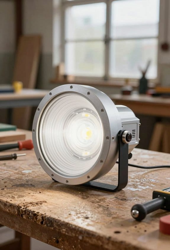 energy efficient workshop lighting