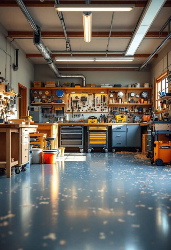 garage epoxy floor options