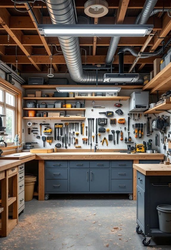 maximize space with racks