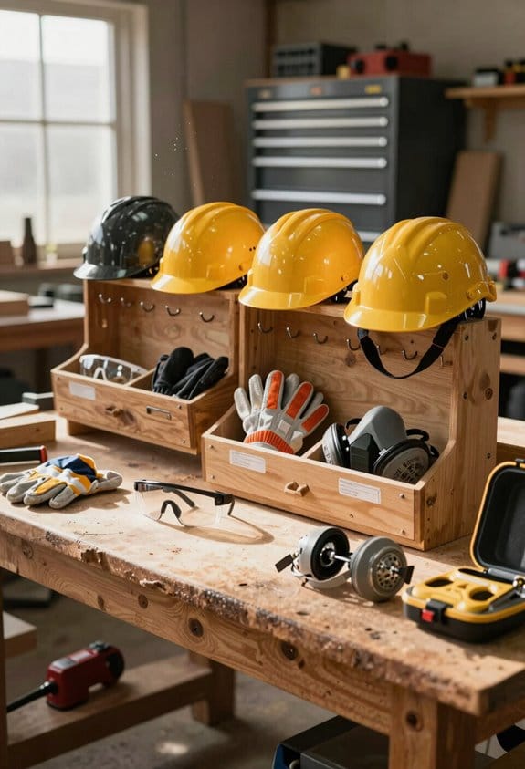 proper storage for safety gear