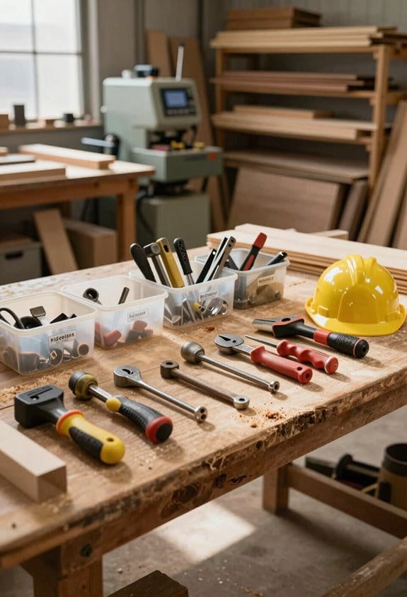 safe organized workspace practices