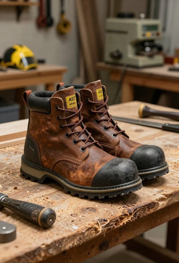 safety boots astm ansi standards