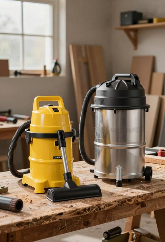 shop vacuums vs dust collectors
