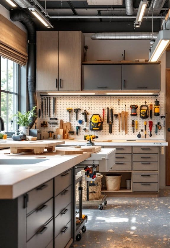 space saving productive workbenches