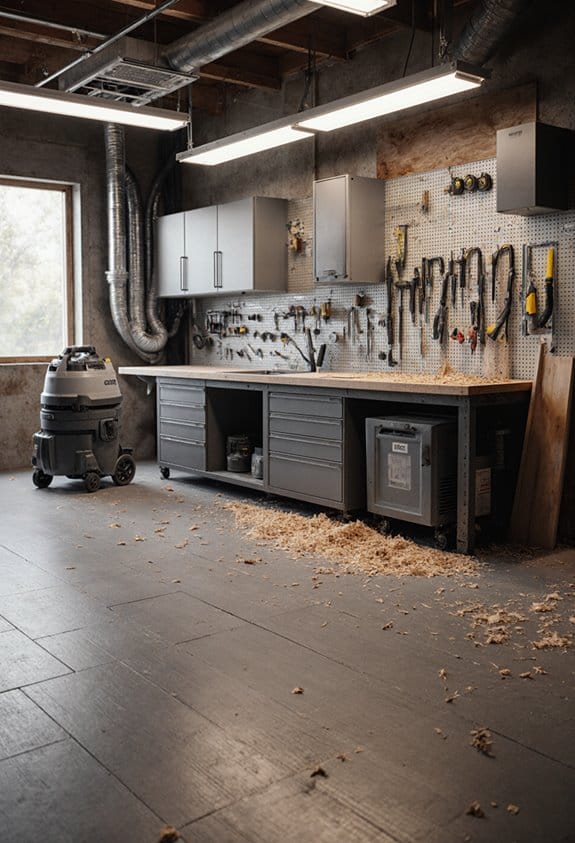 workshop flooring choices explained